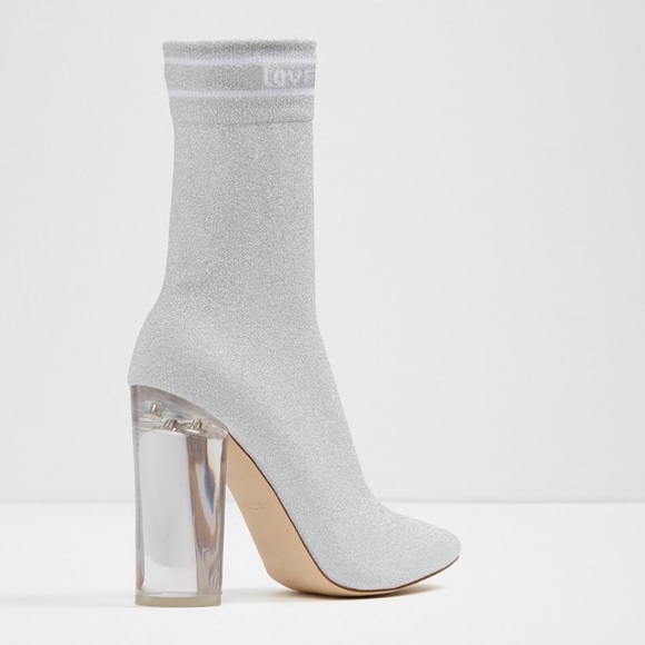 Aldo Lovelly Sock Ankle Bootie Boots NEW 8 & 8 1/2 - Picture 6 of 7